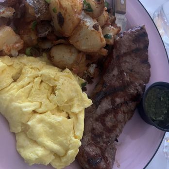 Movida - Steak and eggs with breakfast potatoes - Spanish Near Me - Milwaukee, Wisconsin
