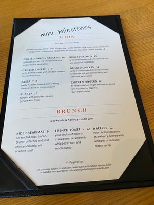 Menu photo 2 Milestones Surrey, BC Menu photo 2 Milestones Surrey, BC