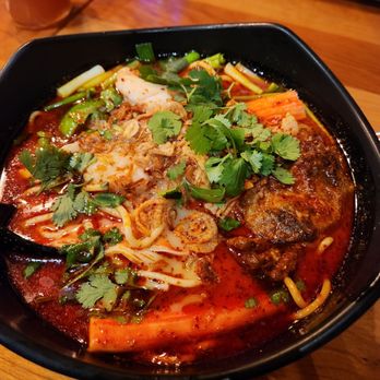 AO Hawaiian Hideout - Indonesian seafood noodle soup - Asian Fusion Near Me - Chicago, Illinois AO Hawaiian Hideout - Indonesian seafood noodle soup - Asian Fusion Near Me - Chicago, Illinois