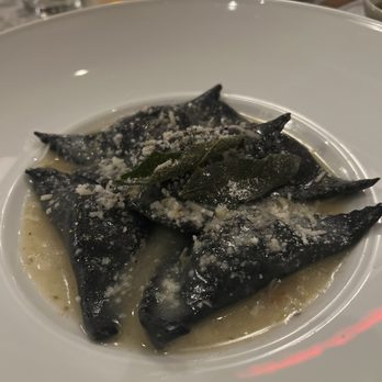 Coletta - "Squid" Ink Ravioli - Vegan Near Me - New York, New York