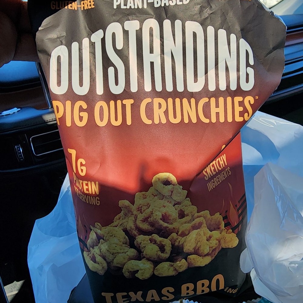 I just got my favorite bag of vegan chips. I just got my favorite bag of vegan chips.