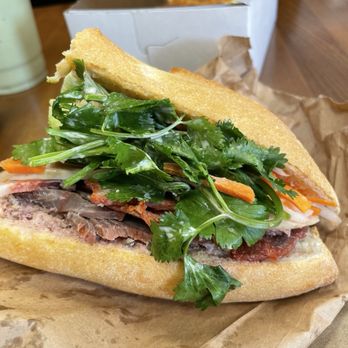 La Delicious Bread - House Bahn Mi Sandwich (half) - Breakfast & Brunch Near Me - Maplewood, Minnesota