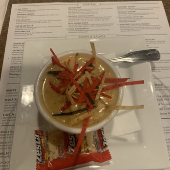 The Brass Rail - Chicken Tortilla Soup Scratch Made Soup Of The Day - American Near Me - O'Fallon, Missouri The Brass Rail - Chicken Tortilla Soup Scratch Made Soup Of The Day - American Near Me - O'Fallon, Missouri