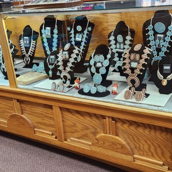 Silver Dust Trading - Exquisite Native squash blossom necklaces and matching accessories! - Jewelry Near Me - Gallup, New Mexico