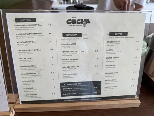 Menu photo 2 Cocha Houston, TX