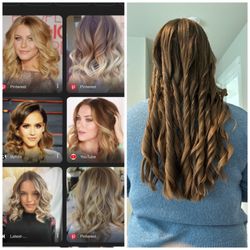 Hair By Taylor Wood - Post-cut style (left) vs. style I received (right)