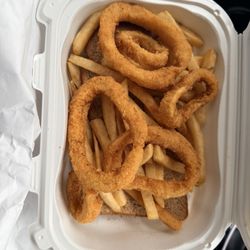 Express Fish And Chicken - The 6 pieces of calamari i got for 17.99...