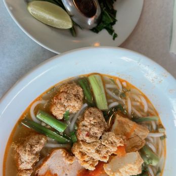 Saigon Cuisine Restaurant - Canh bun- pork and crab noodle soup - Vietnamese Near Me - Greensboro, North Carolina