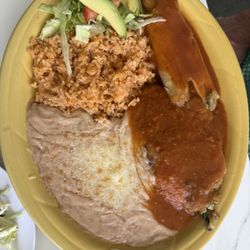 Tamale Relleno plate.