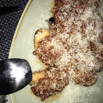Cappella Restaurant - Eggplant Melanzane, San Marzano tomatoes, basil & parmigiano - Italian Near Me - Needham, Massachusetts