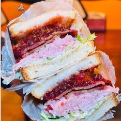 Holy Burger - SMOKED BEEF BACON, SWEET POTATO & CRANBERRY TURKEY SANDWICH  AMAZING THANKSGIVING WEEK SPECIAL AT HOLY COW BURGERS TRY IT, IT'S AWESOME!