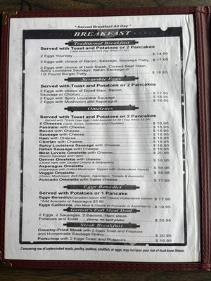 Menu photo 1 Garrett's Old Fashioned Restaurant Santa Barbara, CA Menu photo 1 Garrett's Old Fashioned Restaurant Santa Barbara, CA