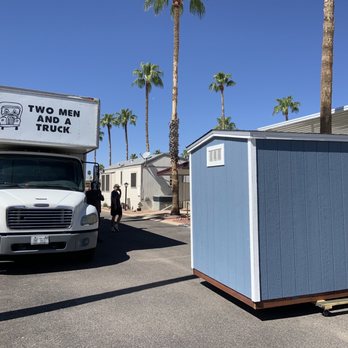 Two Men and a Truck Tucson - Moving our shed - Movers Near Me - Tucson, Arizona Two Men and a Truck Tucson - Moving our shed - Movers Near Me - Tucson, Arizona
