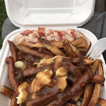 The Chip Shack - Lobster roll with upgraded fries to poutine. - Seafood Near Me - Charlottetown, Prince Edward Island The Chip Shack - Lobster roll with upgraded fries to poutine. - Seafood Near Me - Charlottetown, Prince Edward Island