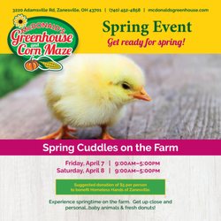 McDonald's Greenhouse & Corn Maze - Spring Cuddles