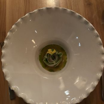 Auro - Jerusalem Artichoke Veloute - New American Near Me - Calistoga, California Auro - Jerusalem Artichoke Veloute - New American Near Me - Calistoga, California