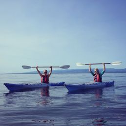 A kayaking adventure in Freshwater Bay A kayaking adventure in Freshwater Bay