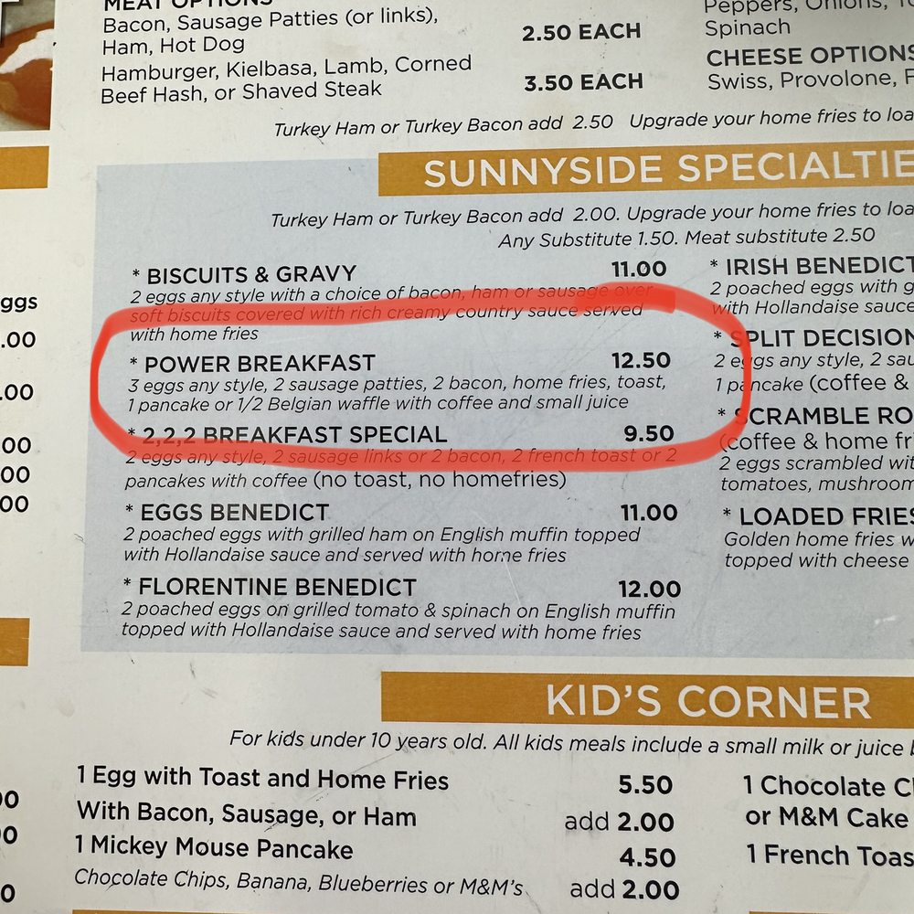 Sunnyside Diner - Menu price - Coffee & Tea Near Me - Lawrence, Massachusetts Sunnyside Diner - Menu price - Coffee & Tea Near Me - Lawrence, Massachusetts