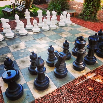 The 1880 Union Hotel - I LOOOOOVE these outdoor chessboards!  Chess, anyone? - Venues & Event Spaces Near Me - Los Alamos, California