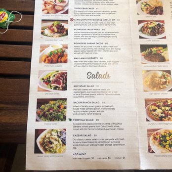 Pounders Restaurant - menu - Pizza Near Me - Laie, Hawaii Pounders Restaurant - menu - Pizza Near Me - Laie, Hawaii