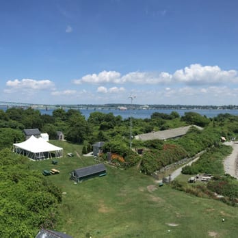 Rose island Lighthouse - Panoramic view of the island from the lighthouse tower - Local Flavor Near Me - Newport, Rhode Island Rose island Lighthouse - Panoramic view of the island from the lighthouse tower - Local Flavor Near Me - Newport, Rhode Island