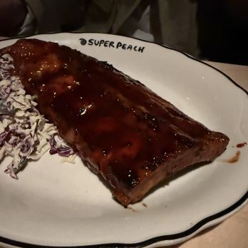 Super Peach - Slow Roasted Baby Back Ribs - Cocktail Bars Near Me - Los Angeles, California Super Peach - Slow Roasted Baby Back Ribs - Cocktail Bars Near Me - Los Angeles, California