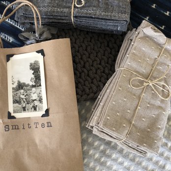 Smitten - Table linens and a soft throw and other household goodies. - Gift Shops Near Me - Fredericksburg, Texas Smitten - Table linens and a soft throw and other household goodies. - Gift Shops Near Me - Fredericksburg, Texas