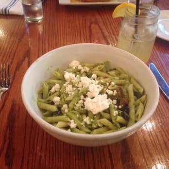 Adair Kitchen - Greek penne pasta and Lynchburg lemonade - New American Near Me - Houston, Texas