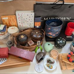Merchant Traders Estate Sales - These items I found at a very eclectic sale in Berwyn. The estate included art supplies, Japanese ceramics, Mexican artifacts and treasures.