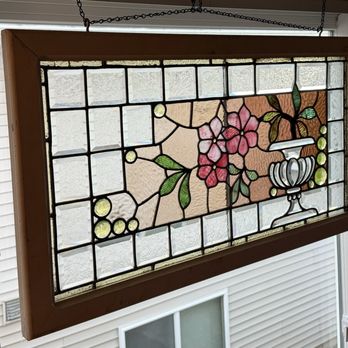 His Hands - Treasured stained glass window! - Handyman Near Me