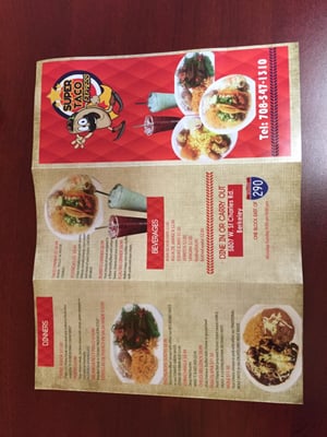 Menu photo 4 Super Taco Express Berkeley, IL Menu photo 4 Super Taco Express Berkeley, IL