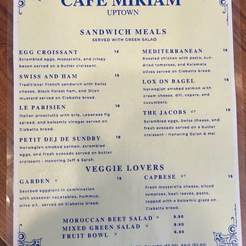 Café Miriam - Uptown - Cafes Near Me - Denver, Colorado