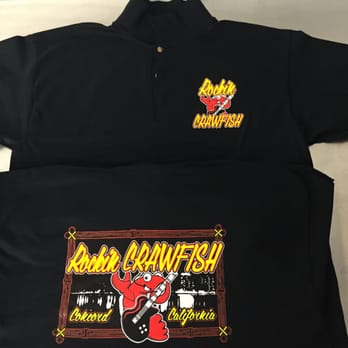 Hitman Printing - Uniform polos for the #rockincrawfish - Screen Printing/T-Shirt Printing Near Me Hitman Printing - Uniform polos for the #rockincrawfish - Screen Printing/T-Shirt Printing Near Me