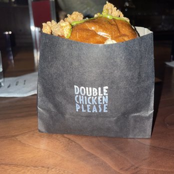 Double Chicken Please - Hot Honey Sandwich - Cocktail Bars Near Me - New York, New York