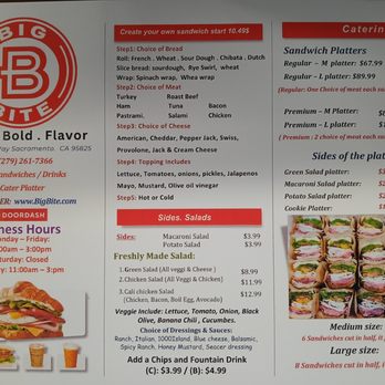 Big Bite - Menu - Sandwiches Near Me - Sacramento, California Big Bite - Menu - Sandwiches Near Me - Sacramento, California