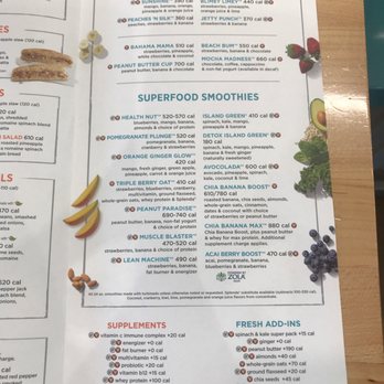 Tropical Smoothie Cafe - Menú - Sandwiches Near Me - Loxahatchee, Florida