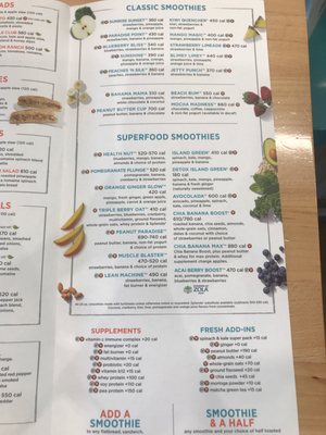 Menu photo 2 Tropical Smoothie Cafe Loxahatchee, FL