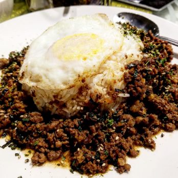 Sam Woo BBQ - Minced pork topped with a fried egg! Huge portion! So good!!! - Cantonese Near Me - Rosemead, California Sam Woo BBQ - Minced pork topped with a fried egg! Huge portion! So good!!! - Cantonese Near Me - Rosemead, California