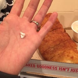 Domino's Pizza - Plastic found in food.