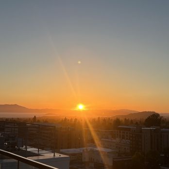 Study Hall Rooftop Lounge - Enjoying drinks and a beautiful sunset. - Lounges Near Me - Berkeley, California
