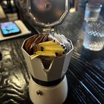 La Tremenda - Best Spanish Restaurant in Miami - A genius way to present the sugar for the coffee - Spanish Near Me - Doral, Florida La Tremenda - Best Spanish Restaurant in Miami - A genius way to present the sugar for the coffee - Spanish Near Me - Doral, Florida