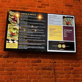 Ô Four Express - Menu screen - Desserts Near Me - Montreal, Quebec
