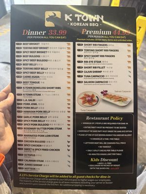 Menu photo 3 K-town Korean BBQ Hemet, CA Menu photo 3 K-town Korean BBQ Hemet, CA