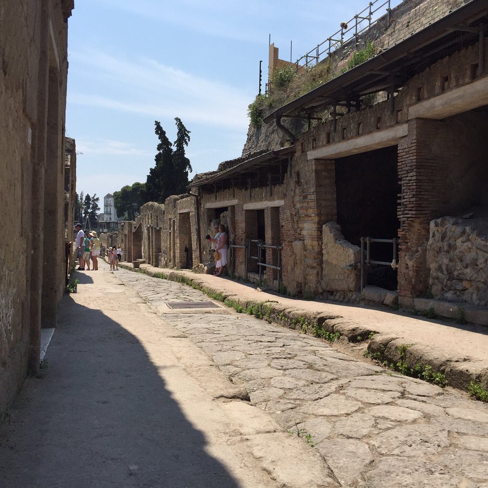The streets of Herculaneum.