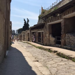 The streets of Herculaneum.