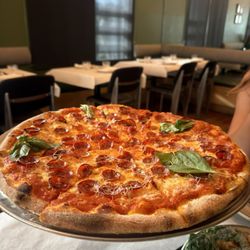 Vodka pie with pepperoni
