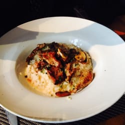 Restaurant Il Gabbiano - Kalb Geschnetzeltes und Weisswein Risotto