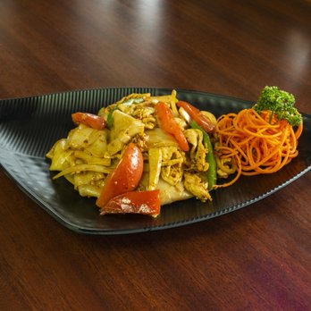 Thai Basil - a plate of noodles and vegetables - Thai Near Me - Madison, Wisconsin Thai Basil - a plate of noodles and vegetables - Thai Near Me - Madison, Wisconsin