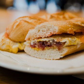 La Canasta - Tortilla jamon (omelet sandwich) - Bakeries Near Me - Seville, SE