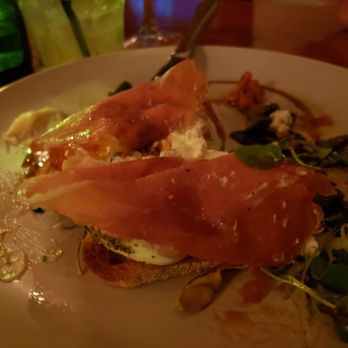 Satis Bistro - Burrata and prosciutto just the right appetitizer to for a great culinary delight. - Wine Bars Near Me - Jersey City, New Jersey Satis Bistro - Burrata and prosciutto just the right appetitizer to for a great culinary delight. - Wine Bars Near Me - Jersey City, New Jersey